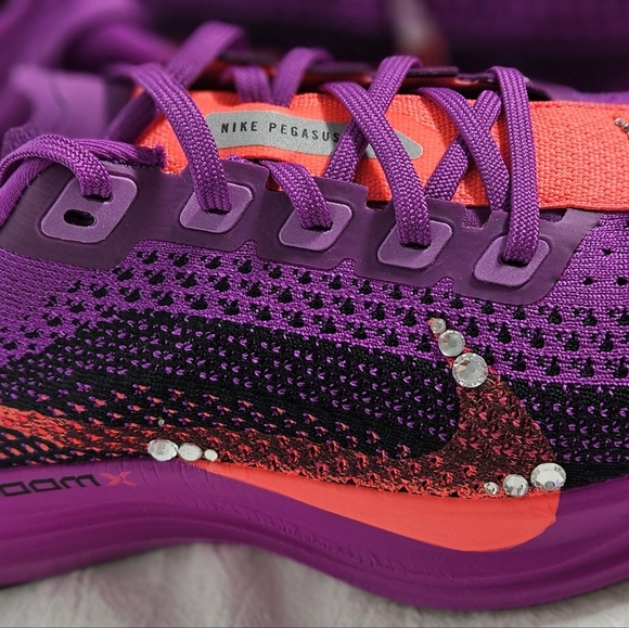 🌟New Bling Nike Sneaker Shoes Fly Knit Custom w/Crystal Rhinestones🌟 - Picture 9 of 9